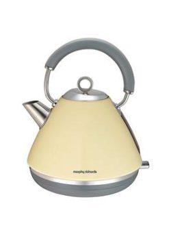Morphy Richards 102003 Accents Pyramid Kettle - Cream